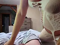 Stepmom seduces stepson for pleasure