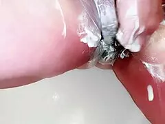 Shaved pussy and ass video
