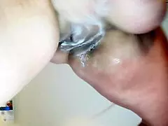 New BBW gets hair removal and hardcore sex