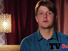 Wow! Swingers striptease in wild group action!