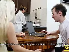 Can you believe this porn babe got nailed by stepbro in wild poses?