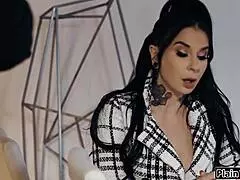 Boss milf and HR fuck and facesit guy