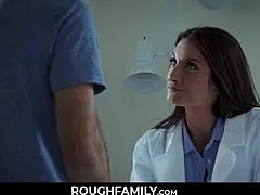 Supportive doctor milf examines her stepson in a caring way. Silvia Saige stars in this family story.