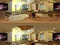 セックスライクリアル金髪熟女がVR360 60fpsで巨乳デカ尻ガイド！