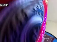 hey, i'm watching porn with my skinny stepson who has a tiny dick, and he's got a big ass latina milf on screen