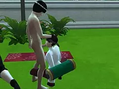 Tenten gangbanged in Naruto hentai