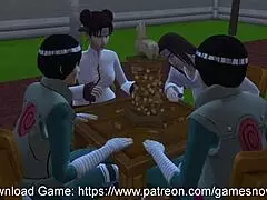 Tenten gangbanged in Naruto hentai