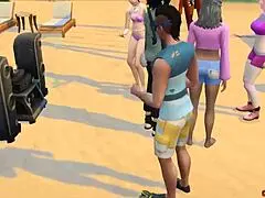 नारुतो हेंटाई हिनाता ह्यूगा को बीच पर मास्टर नारुतो द्वारा हार्ड ड्रिल्ड, ककॉल्ड नेटोरारे