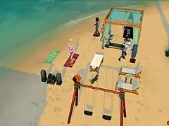 नारुतो हेंटाई हिनाता ह्यूगा को बीच पर मास्टर नारुतो द्वारा हार्ड ड्रिल्ड, ककॉल्ड नेटोरारे