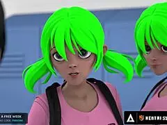 Big titty hentai milf begs for student cum in class!