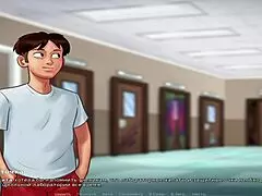 summertimesaga flaunts her fresh tattoo and wet pussy in this hentai episode